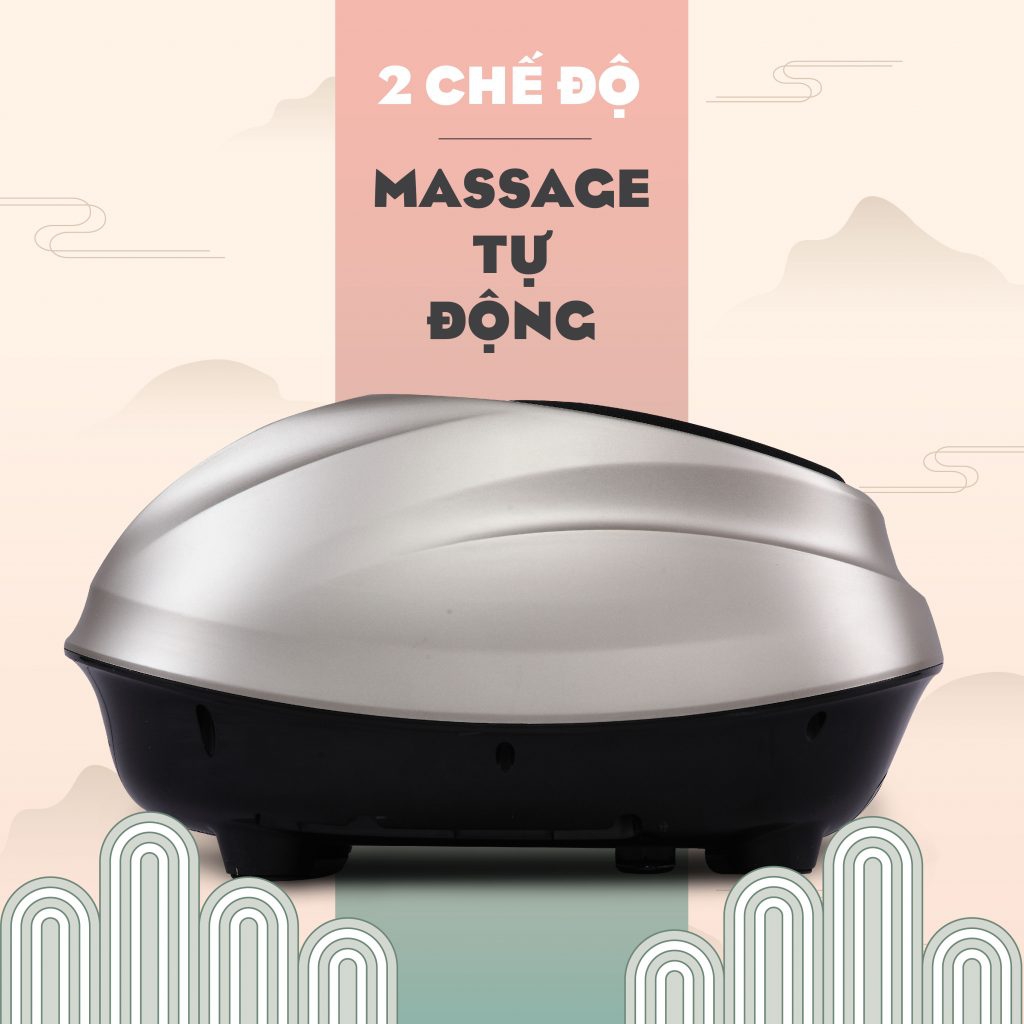 Máy massage chân Poongsan MFP-002 được tích hợp 2 chế độ massage tự động Máy massage chân Poongsan MFP-002 được tích hợp 2 chế độ massage tự động